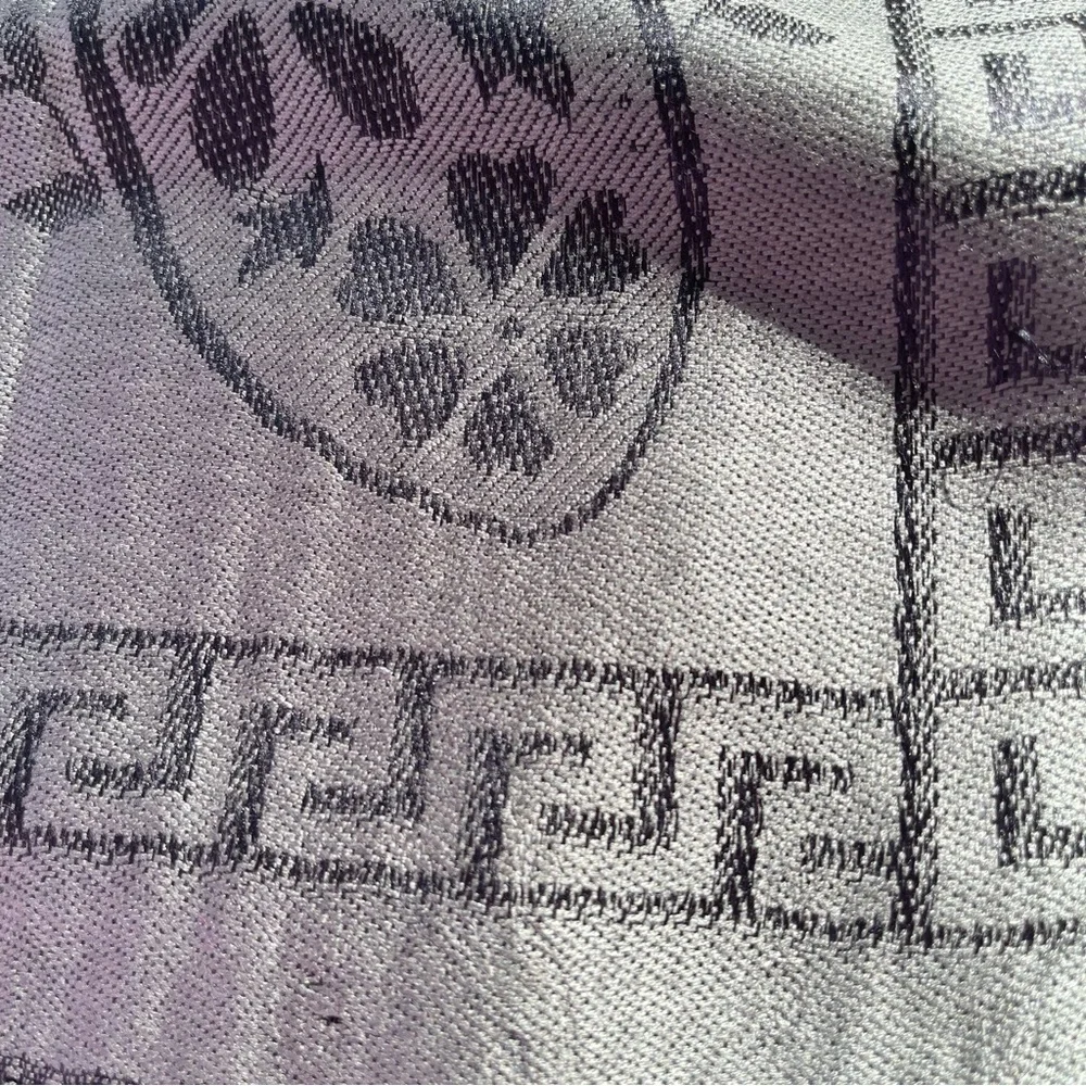 Pashmina Black & Gray Paisley Scarf Wrap NWOT